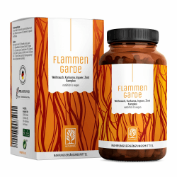 Weihrauch Kurkuma Ingwer Kapseln Hochdosiert - 196,1 mg Boswelliasäure, 133,3 mg Curcumin, Zimt, Gingerol & Piperin - Ohne chemische Entzündungshemmer oder Gelenkkapseln
