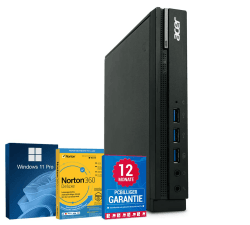 Acer Veriton N4640G PC Computer Intel Core i5-6500T@ bis zu 3,1 GHz 8 GB 256 GB SSD mit Windows 11 Pro & GRATIS Bluetooth, WLAN & Antiviren-Software inkl. 12 Monate Garantie (Generalüberholt)
