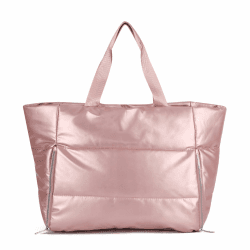 Freiesoldaten Frauen Puffer Tragetasche Gesteppte Puffy Tragetasche Groß Reisen Gepolsterte Umhängetasche Fitness Fitnessstudio Yoga-Tasche Rosa