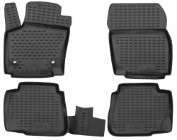 Walser XTR Gummi Fussmatten Auto kompatibel mit Ford Mondeo IV 2007-2015, 100% passgenaue Auto Fußmatten, robuste Universal Fußmatte Auto, Gummimatten Auto, Auto Fussmatten Gummi, Auto Gummimatten