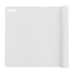 Foepoge Silikonmatte Groß 71x51 cm Weit Bastelmatte für Epoxidharz Handwerk Schmuckherstellung, Mehrzweck Arbeitsmatte Silikon Unterlage für Resin Gießharz, Tischset, Platzset, Tischmatte, Transparent