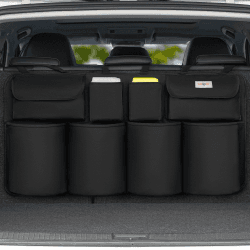 SURDOCA Kofferraum Organizer Upgrade-Version, Organizer Auto mit 8 GroÃŸe, Kofferraum Organizer Klett, kofferraumtasche, Auto Zubehör Innenraum