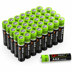 GutAlkaLi Batterien Micro Alkali, AAA,LR03, 40 Stück für Kameras, Spielecontroller, Spielzeug und Uhren