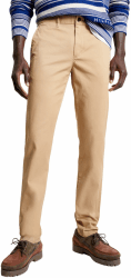 Tommy Hilfiger Herren Hose Bleecker Chino 1985 Pima Cotton Chino 38W / 30L Khaki (Classic Khaki)