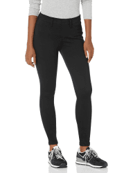 Amazon Essentials Damen Strick-Jeggings zum Hineinschlüpfen (in Übergröße erhältlich) M Lang Schwarz