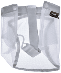 DOMO PAK LIVING Wäscheklammerkorb + 20 Klammern, Kunststoff Polyester, Weiß, diametro 20 cm x 19 cm