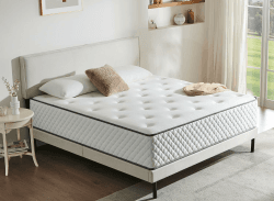 Sleremind Matratze 120x200 cm, Taschenfederkernmatratze Härtegrad H3 mittelfest, 7 Zonen Matratzen mit hochwertigem Komfortschaum, Rückenentlastende, Rollmatratze Höhe 22cm