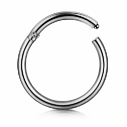 Incaton 0.8mm 1.0mm Titan Nasenpiercing Ring 20G 18G Nasenring Nasen Piercing Nase Nostril Dünn Nasen Schmuck Innendurchmesser 6/8/10/12mm 18g（1.0mm）-innenseite 10mm