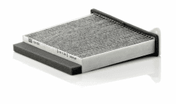 MANN-FILTER CUK 2231 Innenraumfilter – Pollenfilter mit Aktivkohle – Für PKW