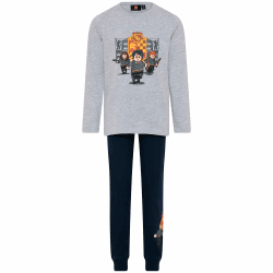 LEGO Jungen Pyjamaset 104 Grey Melange