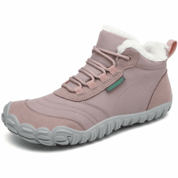 SAGUARO Winter Barfußschuhe Warm Gefüttert Winterschuhe für Damen Herren,EU Gr.36-48