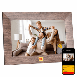 KODAK 8 Zoll WiFi Digitaler Bilderrahmen, 1280x800 HD IPS Touchscreen Smarter Bilderrahmen WLAN, 32GB Speicher, Automatische Rotation, Wandmontagefähig, Teilen Sie Fotos sofort von überall aus