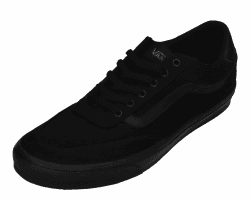 Vans Herren Brooklyn Ls Sneaker 42 EU Canvas Schwarz Schwarz