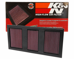 K&N 33-2985 Motorluftfilter: Hochleistung, Prämie, Abwaschbar, Ersatzfilter,Erhöhte Leistung, 2011-2017 (S400 Hybrid, E350, SLK, C350, E400, GLK350, ML350, E 400, andere ausgewählte modelle)