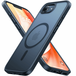 TORRAS Guardian-Mag für iPhone 16e Hülle für MagSafe (Zertifizierte Militärschutz & Magnetkraft) Handyhülle für iPhone 16e Case Stoßfest Kratzfest Schutzhülle Dünn Matt Schwarz