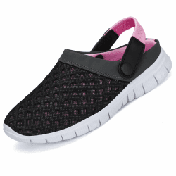 SAGUARO Unisex Clogs Sommer Hausschuhe Leicht Gartenschuhe Gr. 36-48 40 EU Rosa