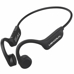 MONODEAL Knochenschall Kopfhörer Bluetooth 5.3 Open Ear Kopfhörer, Typ-C Ladeanschluss, IPX6 wasserdichte Knochenschall Kopfhörer, Bone Conduction Headphones Zum Joggen, Radfahren, Fitness