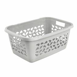 keeeper Wäschekorb, Luftdurchlässiges Dekor, 52 l, Jost, Nordic Grey