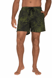 JP 1880 Badeshorts, Beachwear, Elastikbund, Allover Print 817718 XXL Große Größen See Grün