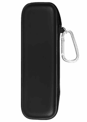 YUNCHI Zahnbürsten Etui Reiseetui kompatibel mit Braun Oral B/Oral-B/Philips Sonicare/Seago Elektrische Zahnbürste mit 2 Netztaschen Zubehör Aufbewahrung, Tragbare Hartschalen Reise (Schwarz New)