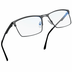 Joopin Blaulichtfilter Brille Herren Damen Ohne Stärke und Gaming Brillen Computerbrille mit Blaulichtfilter Blue Light Glasses for Men and Women