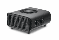 Ufesa Alpha Ceramic Flacher Heizlüfter, 2000 W, 3 Heiz-/Kälte-Leistungsstufen, regelbares Thermostat, Überhitzungsschutz und Tragegriff