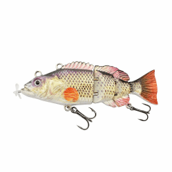 ods lure 3,9inch Elektrischer Angelköder USB wiederaufladbare Elektrischer Fischköder Mehrgelenkigere Schwimmköder mit Drillingshaken für Barsch Hecht Zander