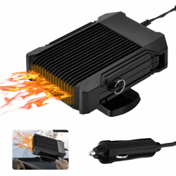 Auto Heizung 12v, Tragbare Heizung für Auto 150W,Portable Car Heater,Heizlüfter Auto Entfroster,Windschutzscheibe Heizung,2-in-1Heizung Kühlung Mini-Auto-Heizung Fan mit Handgriff und 360° Drehbasis