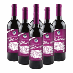 Aronia ORIGINAL Bio Glühwein mit Aroniafruchtwein - 6x0,75 Liter - Aus 92% Bio-Aroniawein* (enthält Sulfite) *aus kontrolliert biologischem Anbau