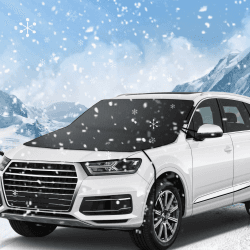 ELNLE Frontscheibenabdeckung Auto Winter Windschutzscheibenabdeckung Autoscheiben Abdeckungen, 600D Oxford Material, Faltbar, Schnee, Frost, Sonne, Staub für die Auto, SUV (142 x 160cm)