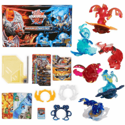 BAKUGAN Ultimate 6-Pack, Special Attack Dragonoid, Nillious, Mantid, Octogan, personalisierbare wirbelnde Actionfiguren, Kinderspielzeug für Jungen und Mädchen