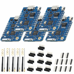 ESP8266 Mini PRO Entwicklungsboard Binghe 5 Stück ESP8266 NodeMcu Lua wifi Entwicklungsboard mit CP2104 Chip Basierend auf ESP8266 Kompatibel mit Arduino (Entwicklungsplatine + Antenne 32 MBIT = 4 MB)
