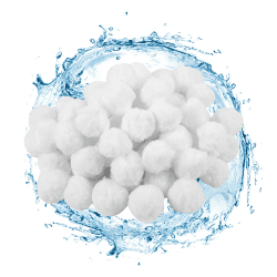 everfarel Filterbälle 1400g Filterballs Pool Filterbälle für Poolpumpe Filterbälle für Sandfilter Kann 50 kg Filtersand Ersetzen Filterballs für Sandfilteranlagen für Filtration Pool Aquarium