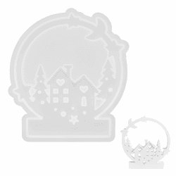 Silikonformen Gießformen Silikonform Weihnachten, Silikonform Kerzenhalter, DIY Weihnachtsbaum Gießform Kerzenhalter Kerzenformen zum Gießen, Silikon Gießformen für Kerzen Dekoration(Weihnachtsbaum)