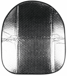 Walser Thermo-Lenkradschutz, Sonnenschutz-Lenkrad, Lenkradabdeckung-Sommer, Lenkradschutzhülle-Hitze-Auto, Lenkrad-Hitzeschutz-Auto 50x44cm Silber