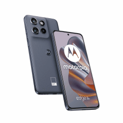 Motorola edge50 neo Smartphone (6,36"-Super-HD-Display, 50-MP-Kamera + Moto-KI, 12/512 GB, 4310 mAh, Android 14) Grisaille (Veganes Kunstleder), + Schutzcover, + Handyhalterung