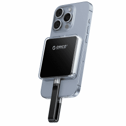 ORICO 2230 M.2 NVMe SSD Gehäuse mit Magnetsatz, 10Gbps USB 3.2 Gen 2 NVMe Adapter mit Schutzhülle & Schlüsselband, bis zu 4TB kompatibel mit iPhone 15 Pro &höher/PC/Mac/Type-C-Laptops/Tablets, AP30