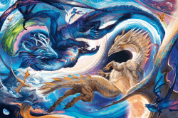 Ravensburger Puzzle 12000813 - Gigantisches Drachenfest zur Tages- und Nachtstunde - 5000 Teile Puzzle für Erwachsene ab 14 Jahren