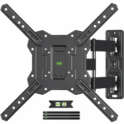 USX-MOUNT TV Wandhalterung Schwenkbar Neigbare für 26-60 Zoll Flach and Curved Fernseher bis zu 35Kg, Wandhalterung Fernseher, Fernseher Halterung max. VESA 400x400mm, XMM902