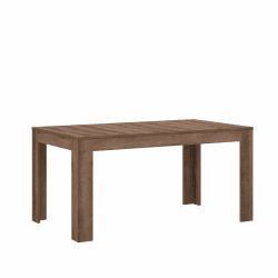 Forte Savona Esstisch ausziehbar n/a, Holzwerkstoff, Edeleiche, B x H x T: 160 x 78,2 x 90 cm