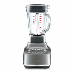 Sage - The Q - Schneller, leistungsstarker Mixer - 2400 W Standmixer, 4 One-Touch-Programme, 300 km/h Umdrehungsgeschwindigkeit - 2L Fassungsvermögen, 5 Geschwindigkeitsstufen - Smoked Hickory