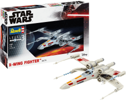 Revell Modellbausatz X-wing Fighter I Hochwertiger Bausatz des X-wing Fighter | Maßstab 1:57 | Detailgetreu und beeindruckend | Perfekt für Anfänger und Fortgeschrittene I ab 10 Jahren I 38 Teile, Mittel