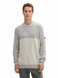 TOM TAILOR Herren Crewneck Strickpullover