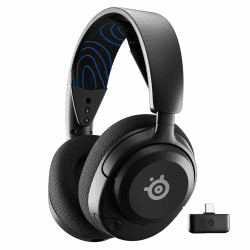 SteelSeries Arctis Nova 5P Wireless PS5 Gaming Headset – Magnetische Neodym-Treiber – 100+ Audio Presets – 60 Std. Akkulaufzeit – 2,4 GHz oder BT – ClearCast Gen2.X Mik – Für PS4/5, PC, Switch, Handy