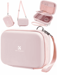 K&F Concept Digitalkamera Tasche kompatibel Fotokamera Tasche Eva-Hartschalendesign (nur Hülle)