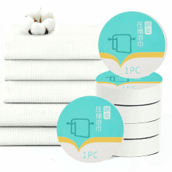 Darryy Komprimiertes Badetuch Set, Outdoor Handtuch, 6 Badetuch 70x140 Set, Komprimiertes Badetuch Wiederverwendbar, Kleine Reiseartikel, Schwimmzubehör