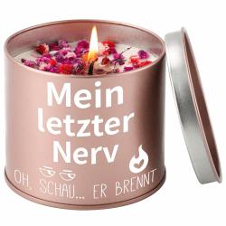 PRSTENLY Geschenke für Frauen, 9OZ Lavendel Kerze Geschenk für Frau Freundin Mama Oma Schwester zum Weihnachten Geburtstag, Geburtstagsgeschenk für Frauen, Mein Letzter Nerv