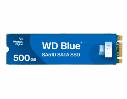 WD Blue SA510 SATA SSD 500 GB M.2 2280 (Lesen bis 560 MB/s, Schreiben bis 510 MB/s, Upgrade für PC/Laptop, dreimonatiges Probeabo von Dropbox Professional, Western Digital SSD Dashboard)