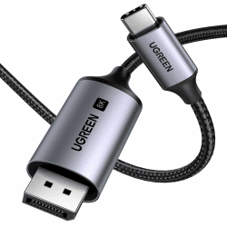 UGREEN USB C auf DisplayPort 1.4 Kabel 8K 60Hz 30Hz 4K 240Hz 144Hz HDR VRR Thunderbolt 4 3 DP1.4 Kabel kompatibel mit iPhone 16 MacBook Pro Air M2 Mac mini M4 iPad Pro Air 5 Surface Pro 8(2M)