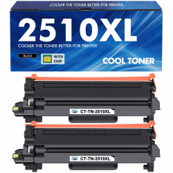 TN2510 TN2510XL TN-2510XL MFC-L2835DW Toner: Kompatibel für Brother TN-2510 XL TN 2510XL 2510 für HL-L2400DW HL-L2400DWE MFC-L2800DW DCP-L2620DW MFC-L2860DWE DCP-L2627DW Mit Chip ( 2-Schwarz )
